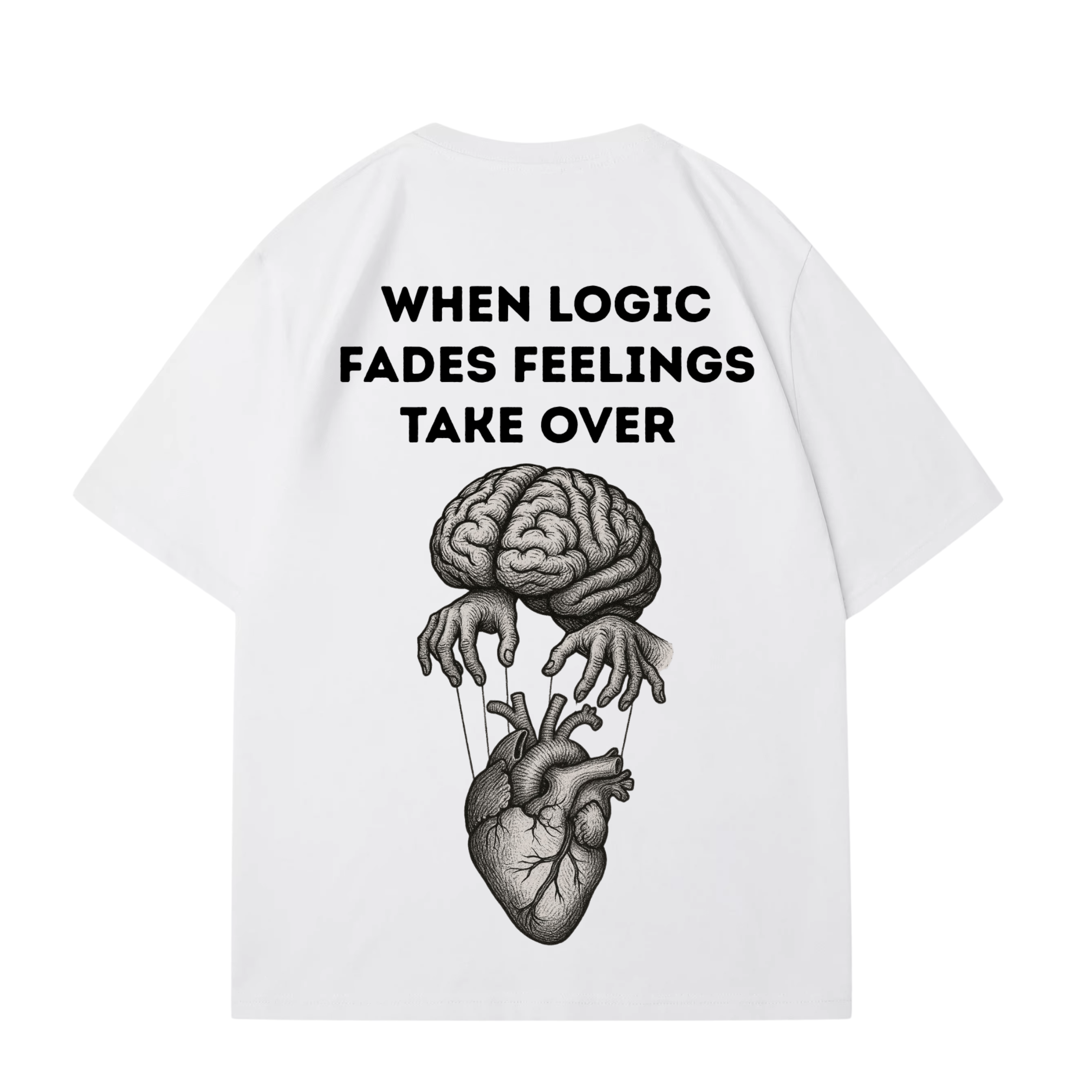 WHEN LOGIC FADES T-SHIRT